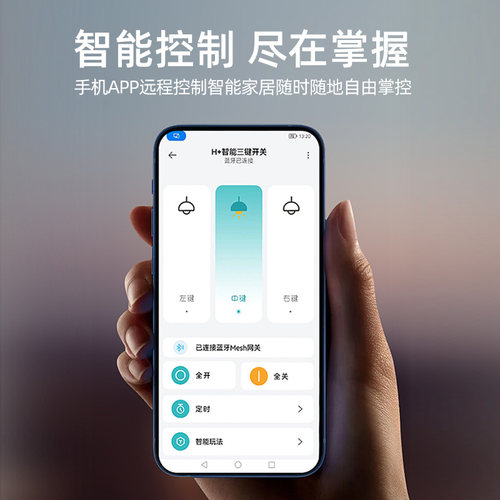 已接入米家APP智能开关控制面板proMesh2.0支持小爱同学控制全屋 - 图3