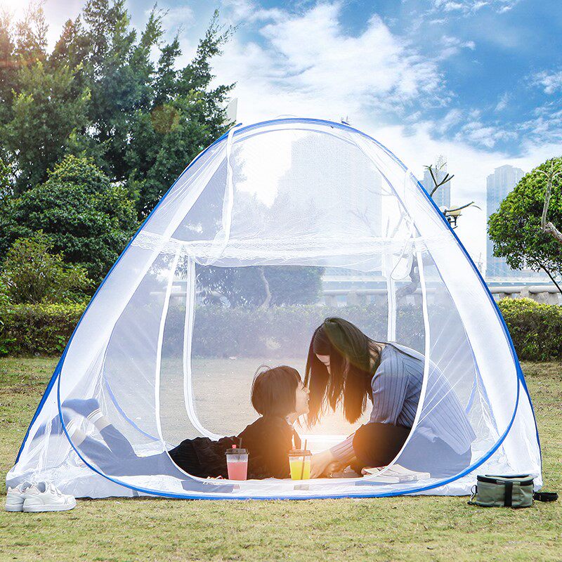 二重テント屋外単層メッシュ通気性防蚊防虫蚊帳
