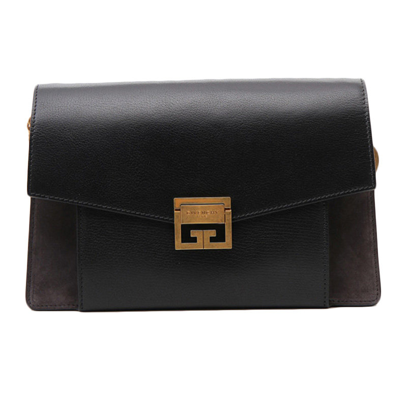 givenchy女士黑色皮革单肩包 YISHEHUI海外女士包袋