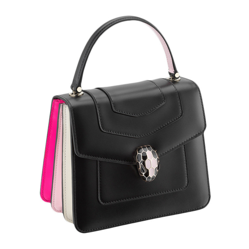 bvlgari牛皮蛇头扣链条单肩包 YISHEHUI海外女士包袋