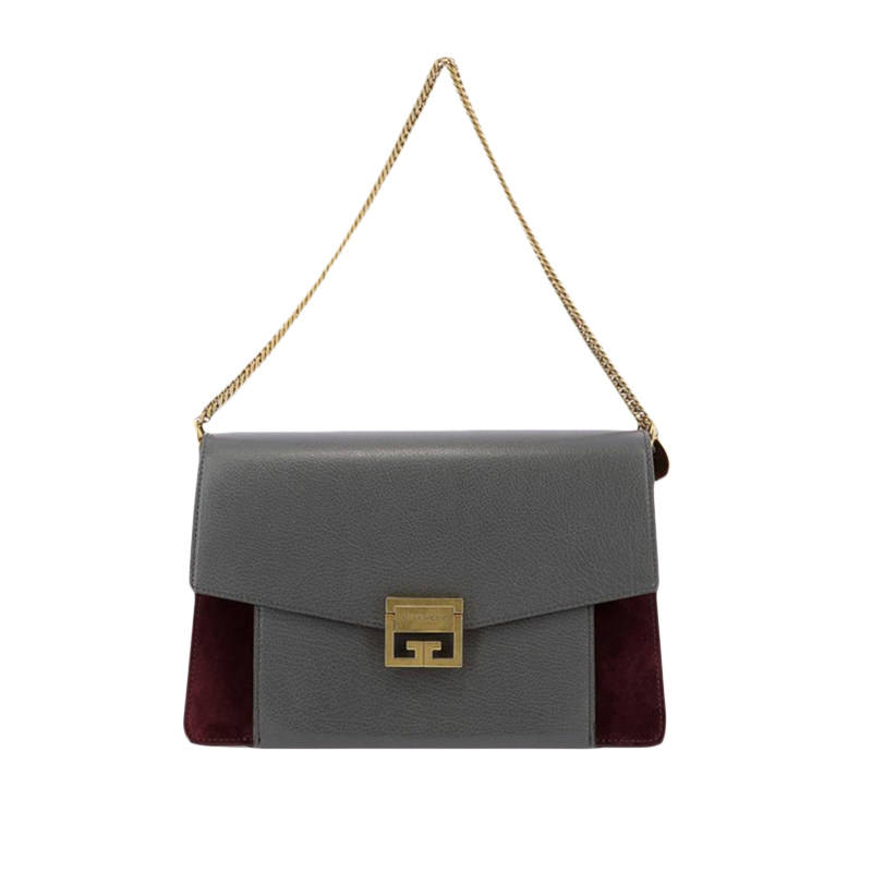 givenchy女士灰色牛皮链条包挎包 YISHEHUI海外女士包袋