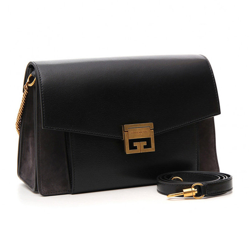 givenchy女士黑色皮革单肩包 YISHEHUI海外女士包袋