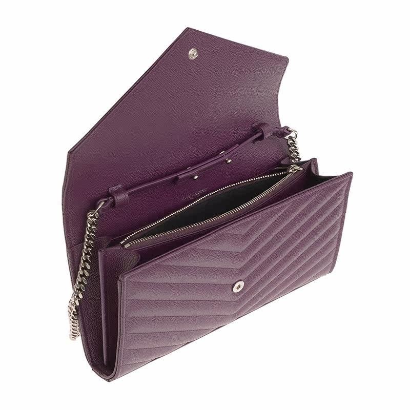 圣罗兰紫色女士挎包单肩包 YISHEHUI海外女士包袋