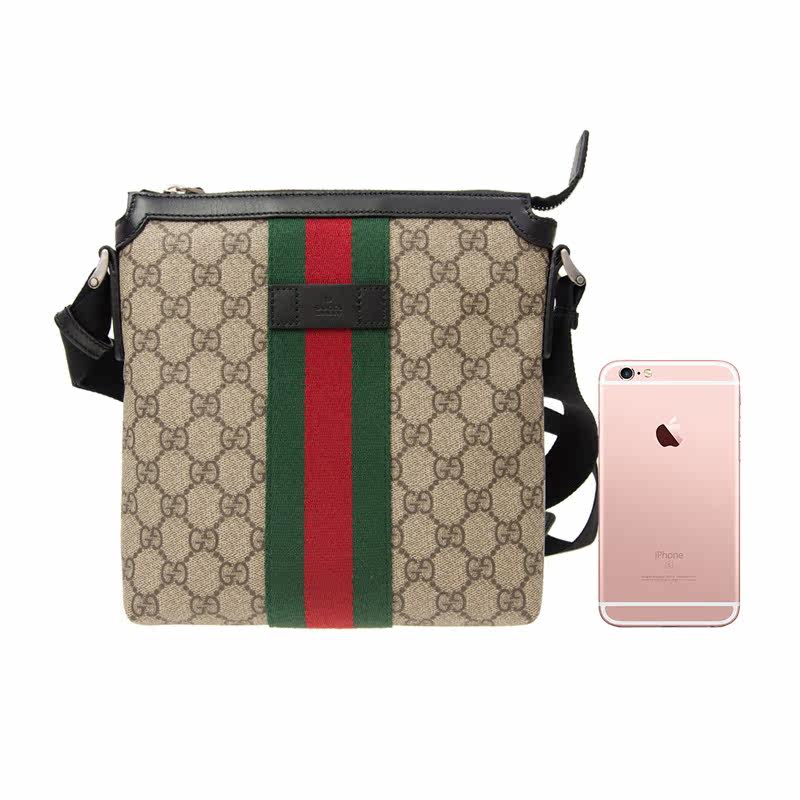 【双11预售】gucci正品男士斜挎包 YISHEHUI海外男士包袋