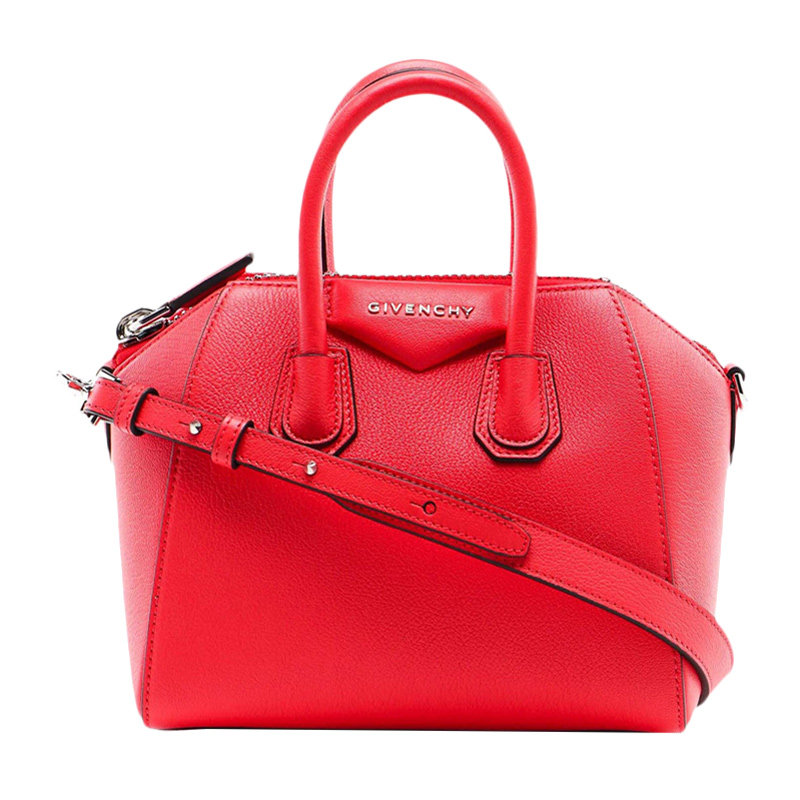 givenchy西瓜粉色女士手提斜挎包 YISHEHUI海外女士包袋