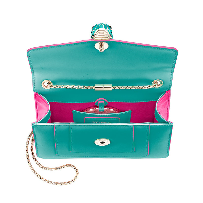 bvlgari 2020浅绿色链条斜挎包 YISHEHUI海外女士包袋