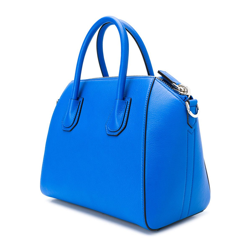 givenchy女士蓝色皮革手提包 YISHEHUI海外女士包袋