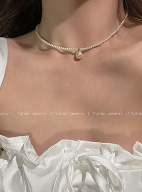 施家珍珠项链女2025新款爆款