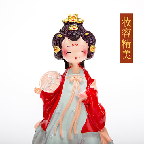 陕西特色不倒翁小姐姐人偶摆件西安纪念品文创娃娃中国风小礼品 - 图2