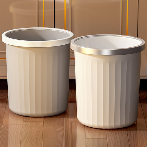 垃圾桶加大容量2024新款卫生桶无盖纸篓卧室客厅厨房厕所卫生纸桶-图2
