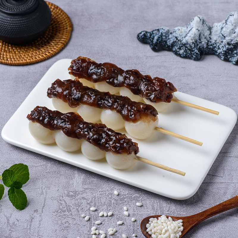 榎屋日式赤小豆丸子串传统美食特产网红小吃糕点糯米团子零食 - 图2