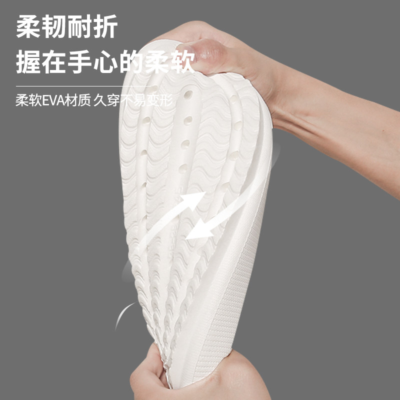 厚底EVA踩屎感凉拖鞋男士夏季居家用室内情侣浴室洗澡防滑拖鞋女,淘宝优惠券,粉丝福利购,淘宝优惠卷