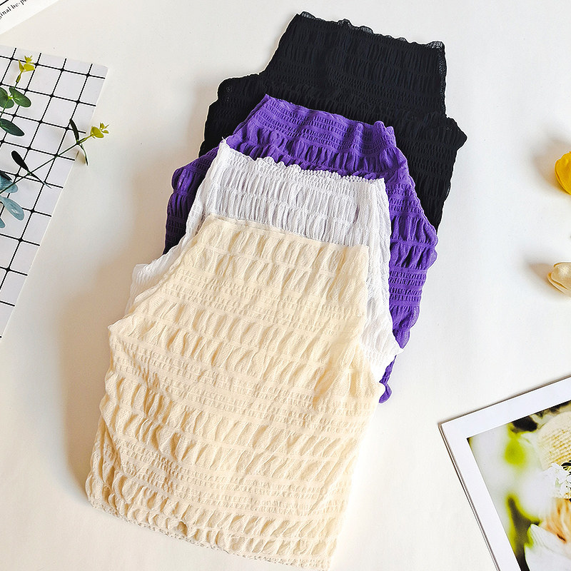 堆堆高领蕾丝网纱秋季新款修身内搭 奥蒂珠蕾丝衫/雪纺衫