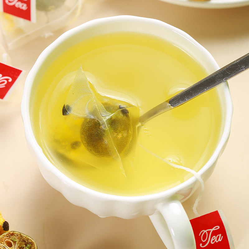 百香果金桔柠檬茶青桔冷泡茶茶包 梦芝方滋补养生花果果粒茶