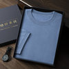 Tongyue 68 worsted pure cashmere short-sleeved T-shirt for men
