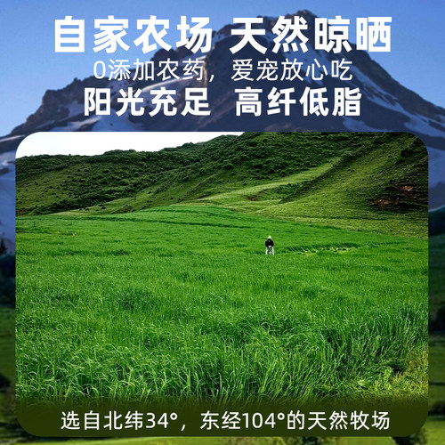 兔子草新草提草兔粮牛宠干草荷兰猪草饲料干草兔子专用提摩西草 - 图1