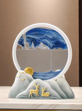 招财创意家居流沙流沙客厅画画