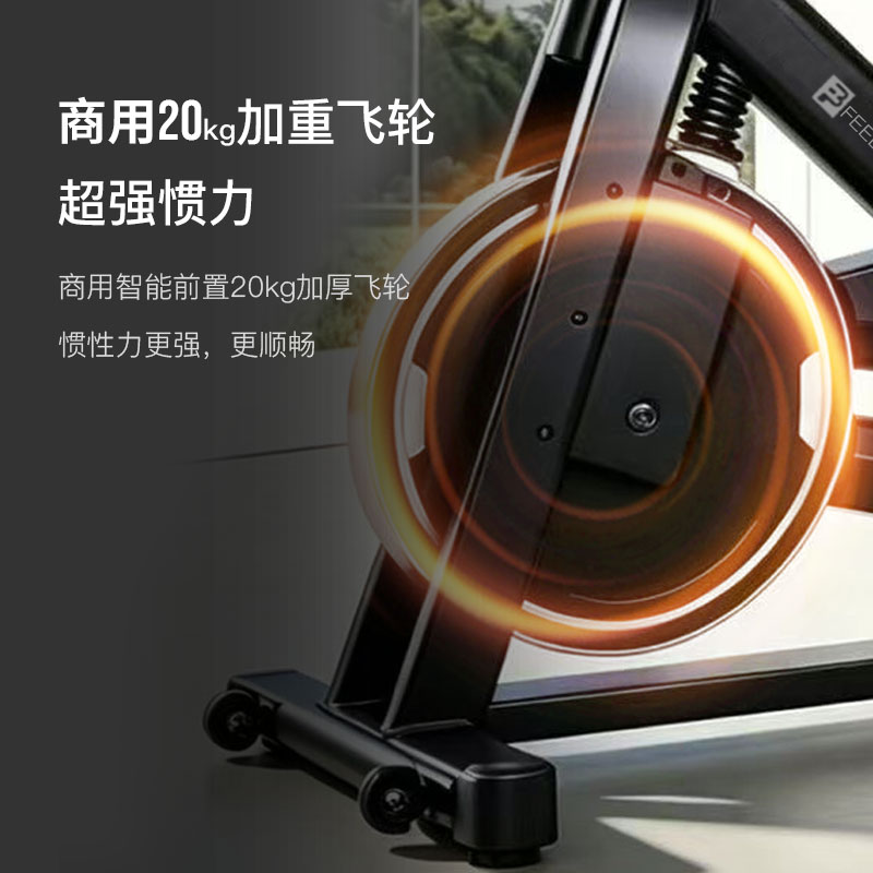 FEEBO spinning bicycle commercial self-generating smart home Bluetooth resistance adjustment indoor fitness bicycle