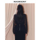 MAXRIENY Lace Chiffon Shirt Commuting Shirt ເສື້ອຍືດແຂນຍາວຜູ້ຍິງ