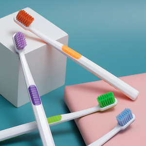 【4支装】宽幅中硬毛成人牙刷组合装