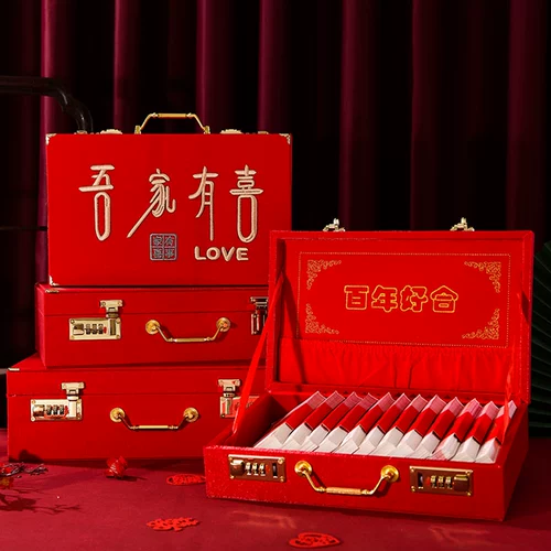 Свадебная подарочная коробка Money Box Инсталляция наличные подарок золотой коробка золотая коробка для обручальной коробки деревянная подарка