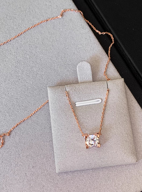 小众高级感钻石吊坠项链