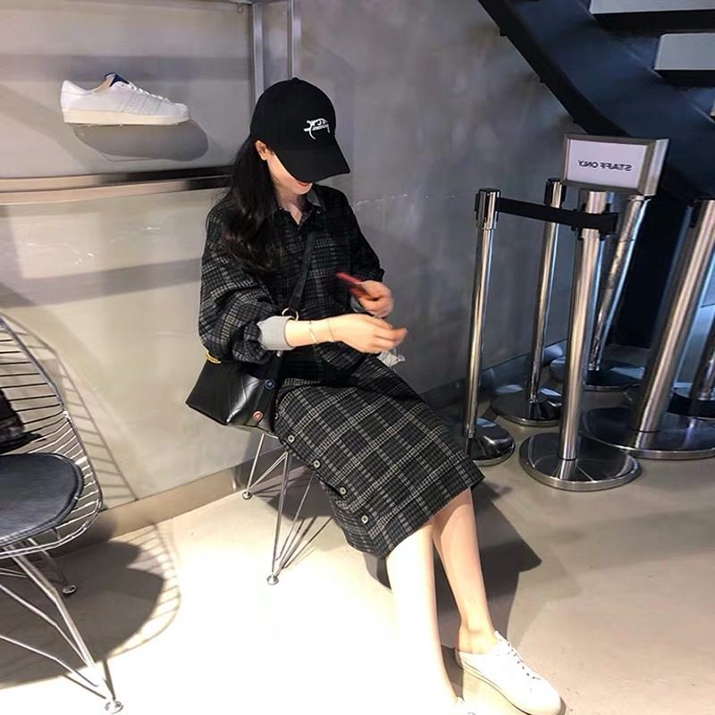 初秋季2022年新款小香风个子连衣裙 慕恋绒连衣裙