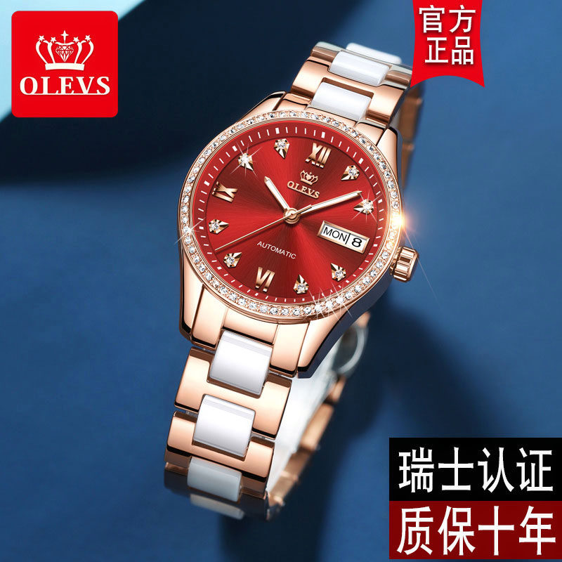 女士2021年瑞时尚防水全自动机械表 菲梵梦国产腕表