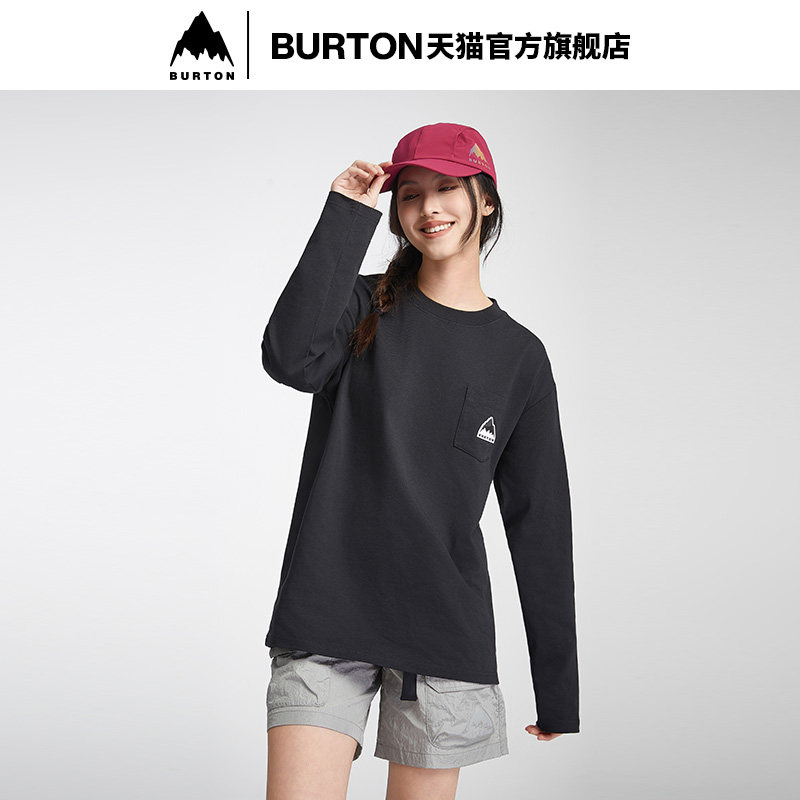 BURTON伯顿春夏户外系列新品男女BAISC长袖T恤休闲圆领上衣925225,淘宝优惠券,粉丝福利购,淘宝优惠卷