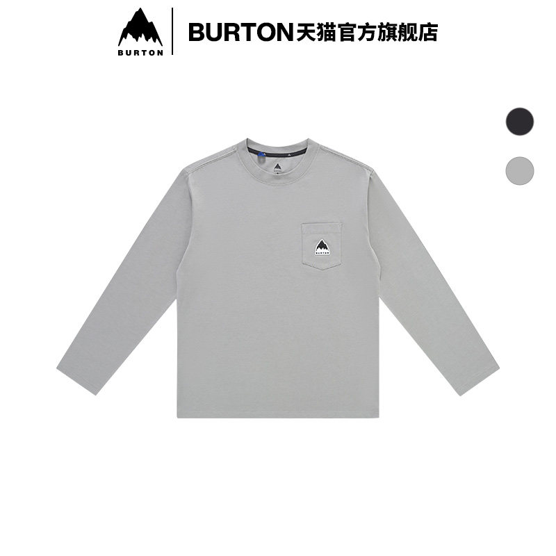 BURTON伯顿春夏户外系列新品男女BAISC长袖T恤休闲圆领上衣925225,淘宝优惠券,粉丝福利购,淘宝优惠卷