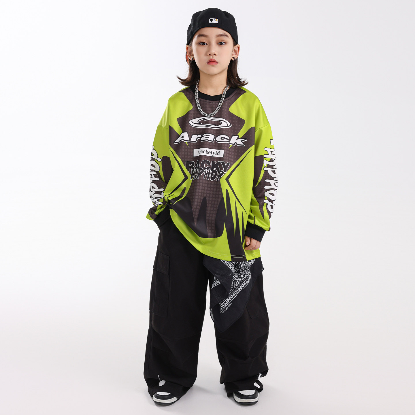 哈尼酷hiphop街舞儿童潮服套装女孩炸街嘻哈童装潮牌街舞服装男童,淘宝优惠券,粉丝福利购,淘宝优惠卷