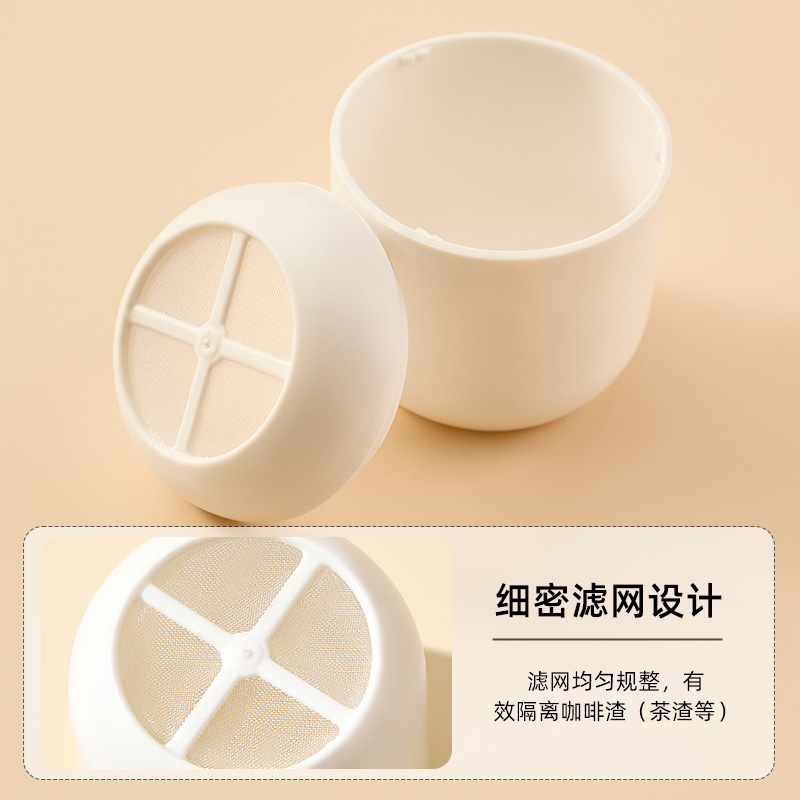 简约茶叶过滤器咖啡泡茶神器啡滤网滤杯手冲咖啡器具套装免滤纸超 - 图3
