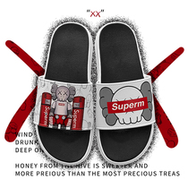 2022 joint new slippers mens outside wearing summer lovers non-slip soft bottom trendy personality beach sandals