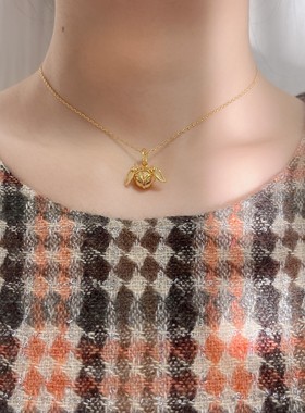 金色飞贼项链灵动金探子