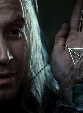 死亡圣器项链挂件925纯银男潮