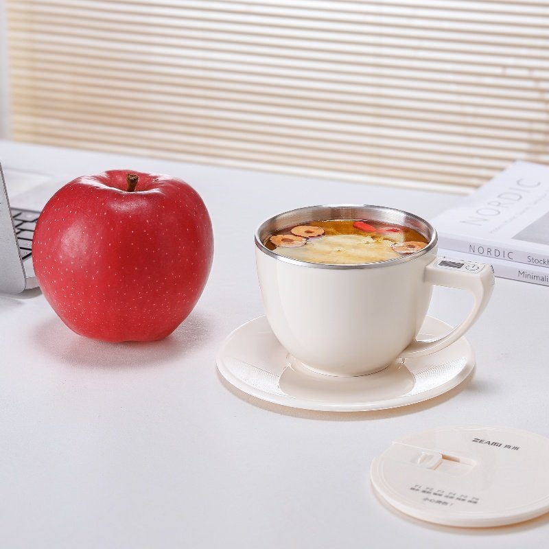 德国真米电热杯便携烧水杯小型热奶早餐杯煮茶养生办公宿舍电炖杯,淘宝优惠券,粉丝福利购,淘宝优惠卷