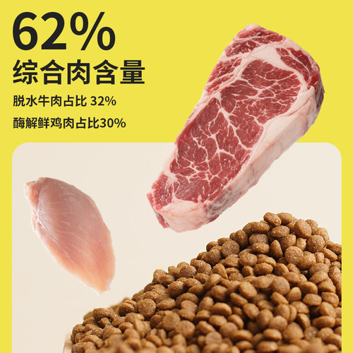汪小七 自制小颗粒牛肉味狗粮泰迪斤装博美小型犬专用奶糕通用型 - 图3