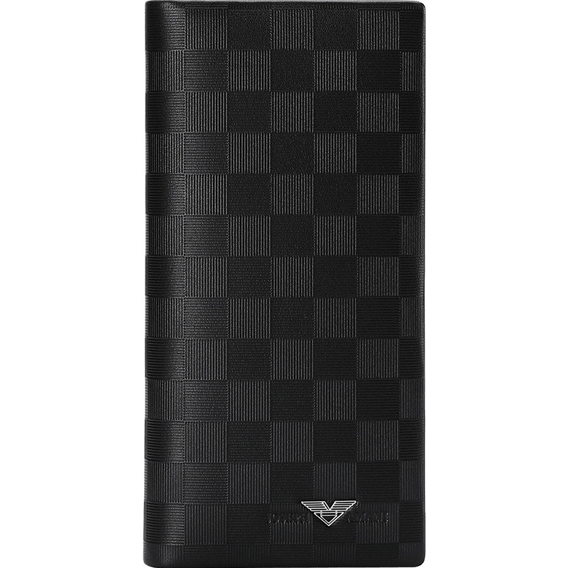 正品卓梵阿玛尼男士长款真皮钱包 铭威箱包钱包