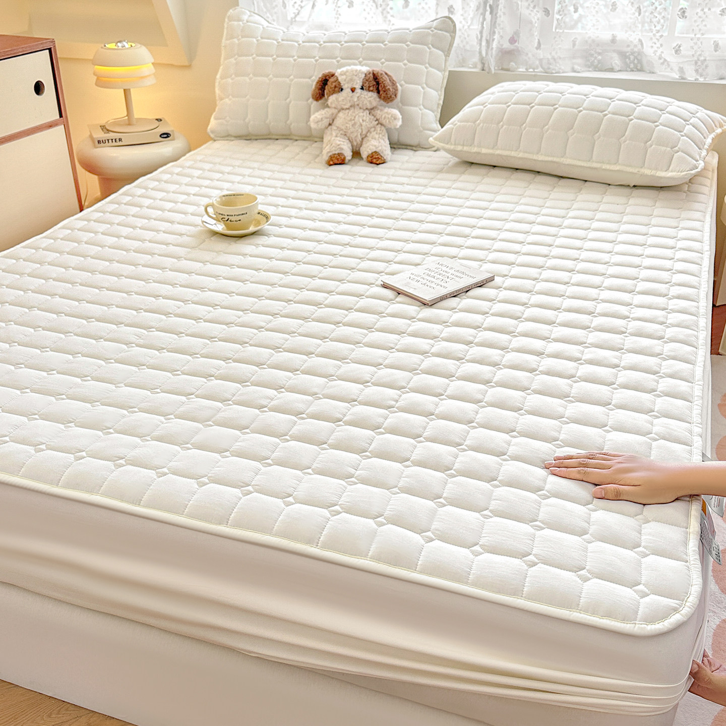 A类防水床笠罩单件床罩床垫保护罩隔尿透气可机洗床套罩2026新款,淘宝优惠券,粉丝福利购,淘宝优惠卷