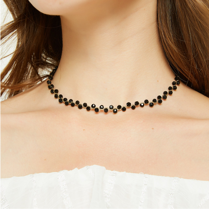 奥米迪奥韩国简约百搭短款女锁骨链 aomidior项链