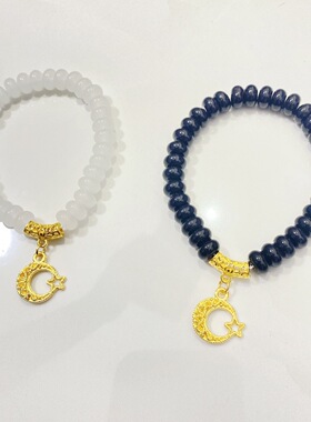 包邮回民泰斯比哈念珠Tasbih33颗手串节日礼物房款合金全5*8mm