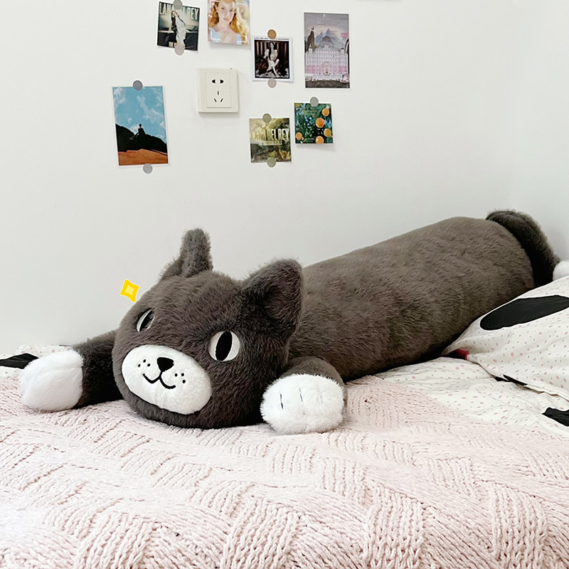 原创不歪猫家居懒蓝猫玩偶睡觉抱夹腿抱枕女生毛绒玩具娃娃公仔,淘宝优惠券,粉丝福利购,淘宝优惠卷