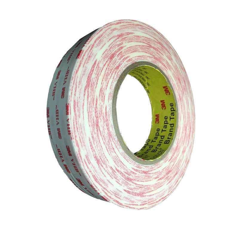 3M4920白色厚度0.4MM强力高粘防水抗紫外线泡棉双面胶带 - 图1