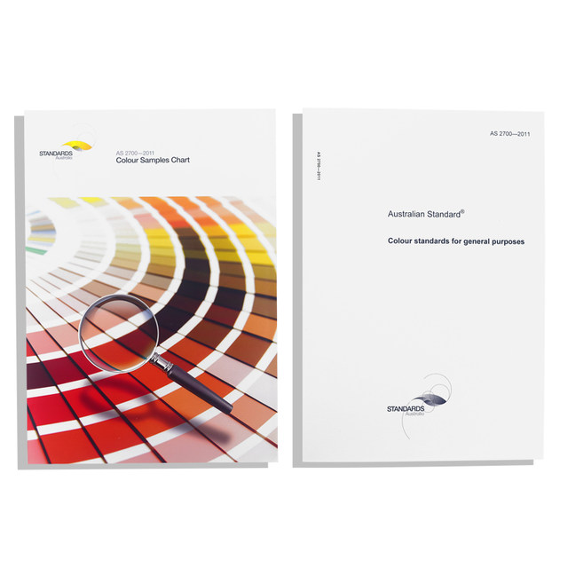 Australian standard color card AS2700 color card