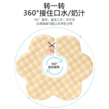 Детский хлопковый водонепроницаемый слюнявчик, демисезонный шарф для принцессы, нагрудник для новорожденных, увеличенная толщина