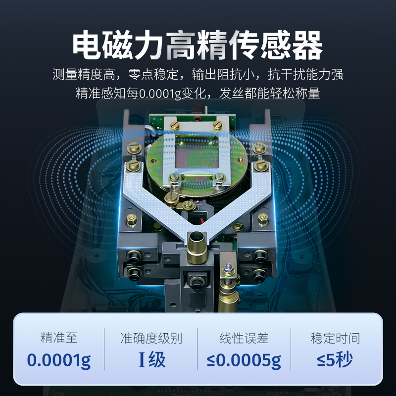 电子分析天平0.1mg万分之一天平0.0001g精密试验室0.001g千分之一-图1