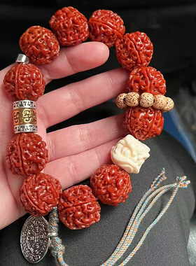 情侣民族风原籽盘文玩佛念珠手串