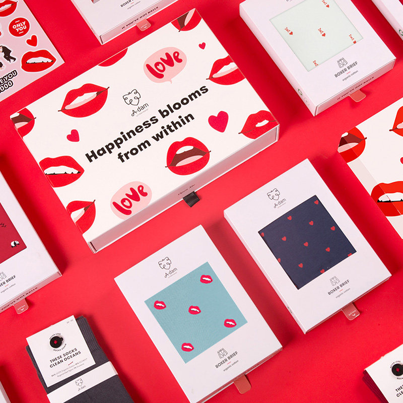 【情人节限定】adam荷兰进口平角礼盒 adamunderwear男平角内裤