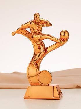 金靴奖蕞佳射手足球比赛奖杯前锋中场后卫个人奖运动会树脂摆件