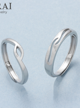 ARAI情侣戒指原创小众设计潮对